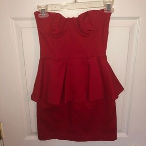 H&M women’s/juniors red mini dress